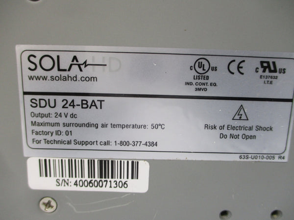 SOLA HEVI-DUTY SDU24-BAT 24VDC NSMP