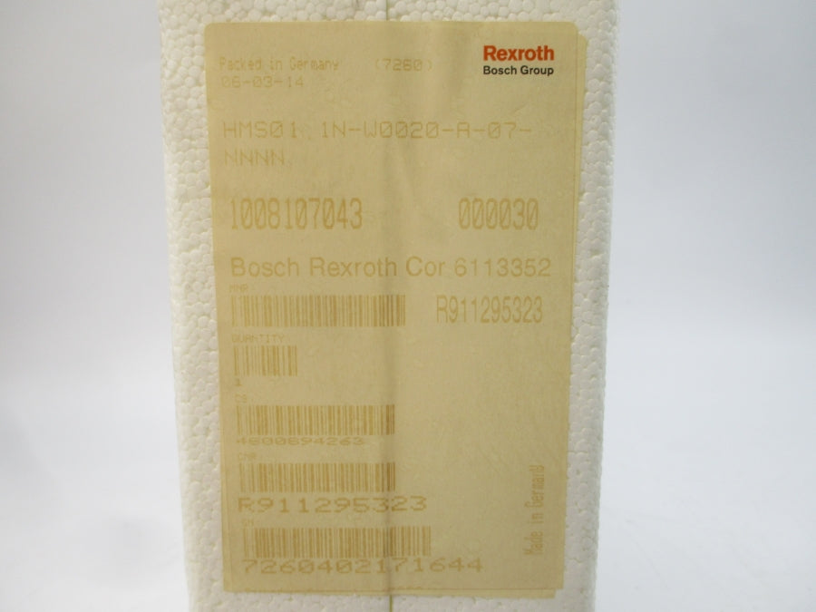 REXROTH HMS01.1N-W0020-A-07-NNNN R911295323 254-750VDC 14A NSMP