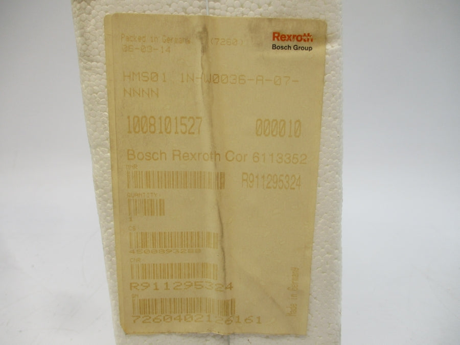REXROTH R911295324 HMS01.1N-W0036-A-07-NNNN 254/750VDC 24.5A NSMP