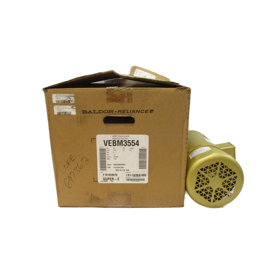 BALDOR VEBM3554 35G259M493G1 230/460V 4.4/2.2A NSMP
