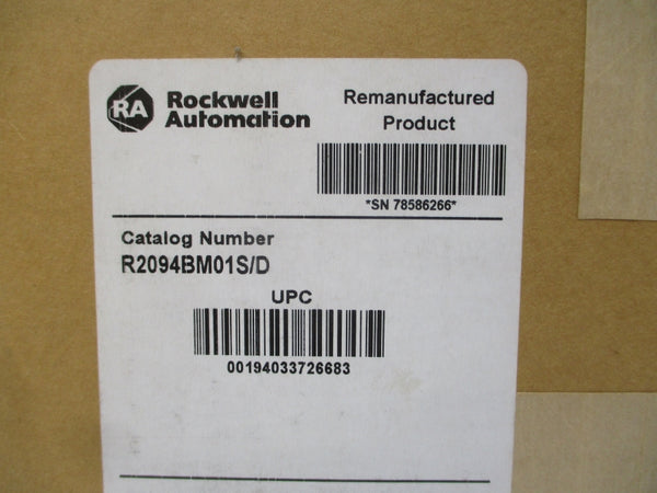 ALLEN BRADLEY 2094-BM01-S SER. D F/W 1.154 95-264VAC 0.75A REMAN