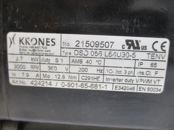 KRONES DSD056L64U30-5 21509507 360V 7.9A NSNP