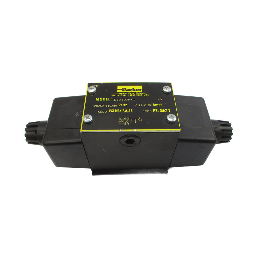 PARKER D3W30DNYC 110/120V 0.79-0.93A 1500/5000PSI NSNP