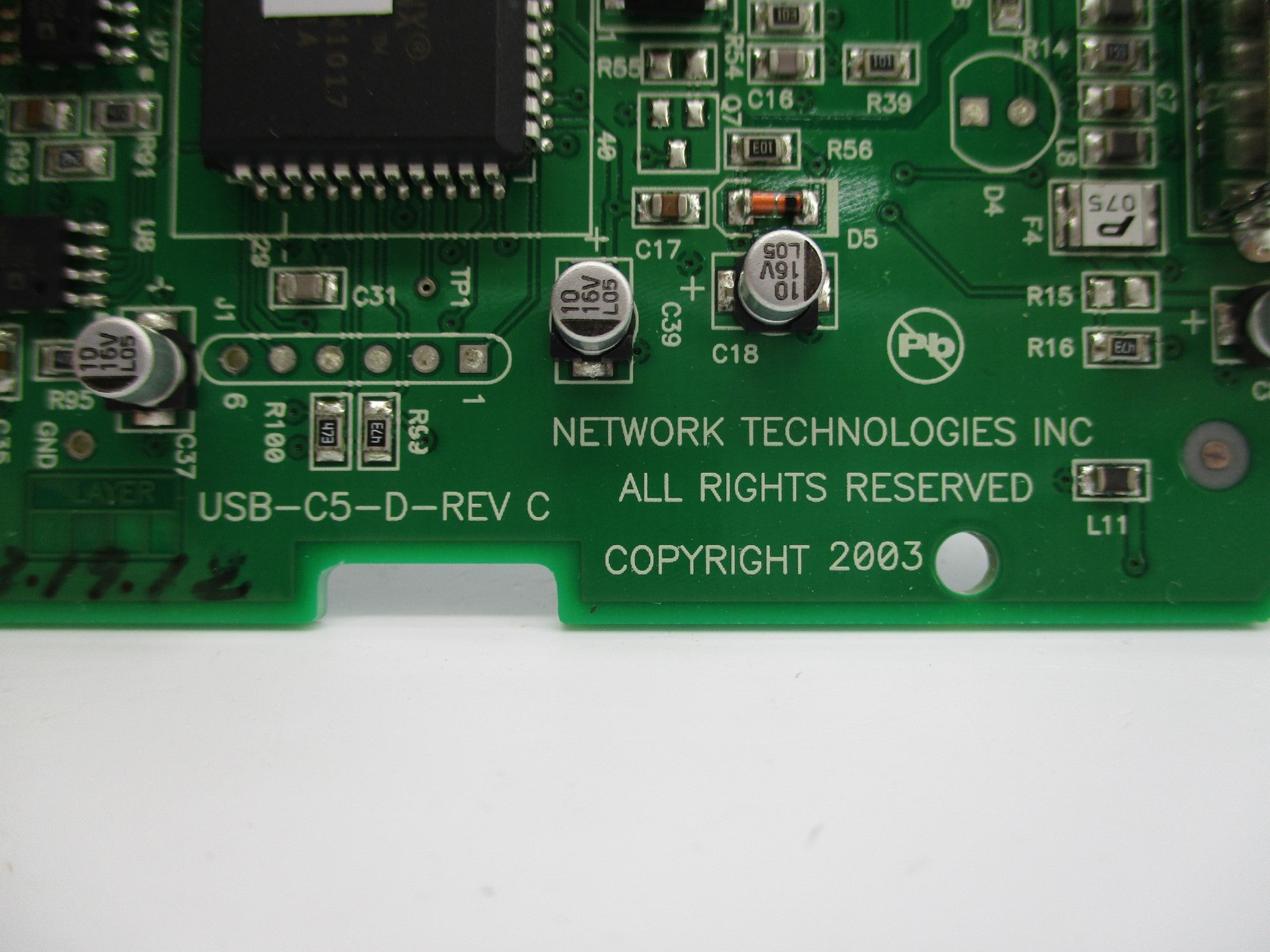 NETWORK TECHNOLOGIES USB-C5-D REV. C NSNP