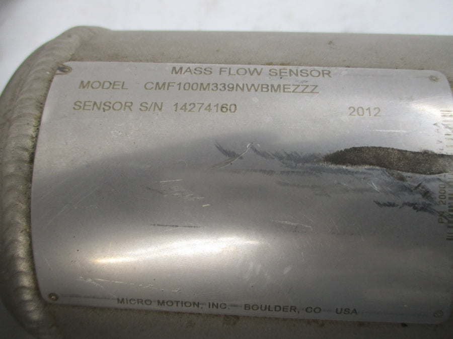 MICRO MOTION CMF100M339NWBMEZZZ 625PSI NSNP