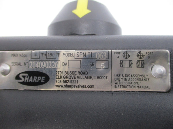 SHARPE SPNII063 86 145PSI 1" NSNP