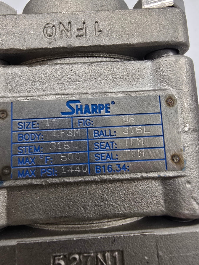 SHARPE SPNII063 86 145PSI 1" NSNP