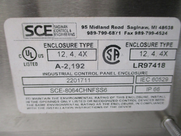 SCE SCE-8064CHNFSS6 2201711 NSMP