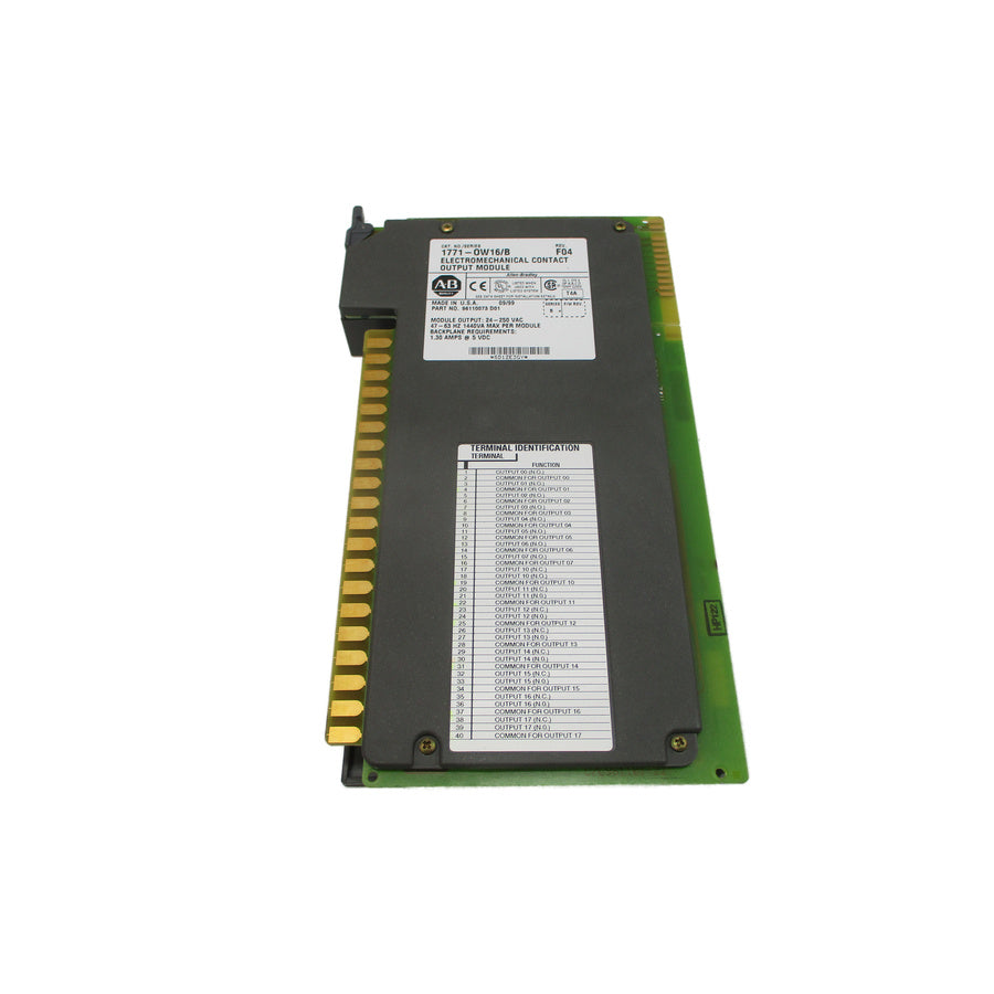 ALLEN BRADLEY 1771-OW16 SER. B 24-250VAC 1.30A REV. F04 UNMP