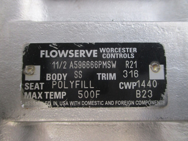 FLOWSERVE A596666PMSW 1-1/2" NSNP