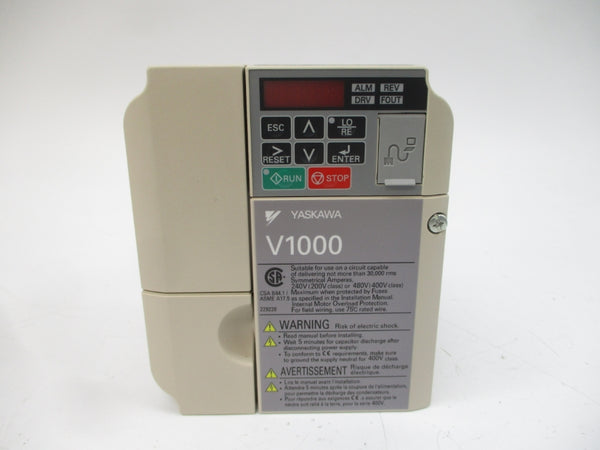 YASKAWA CIMR-VU4A0002BAA 380-480VAC 2.1/1.8A REV. C NSMP