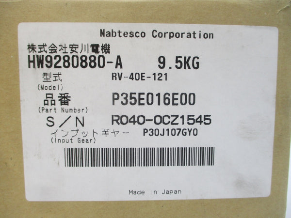 NABTESCO P35E016E00 RV-40E-121 NSMP
