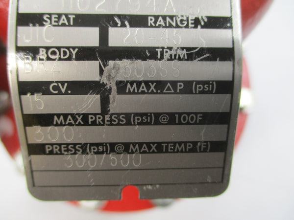 JORDAN VALVE 60 300/500PSI 1-1/2" NSNP