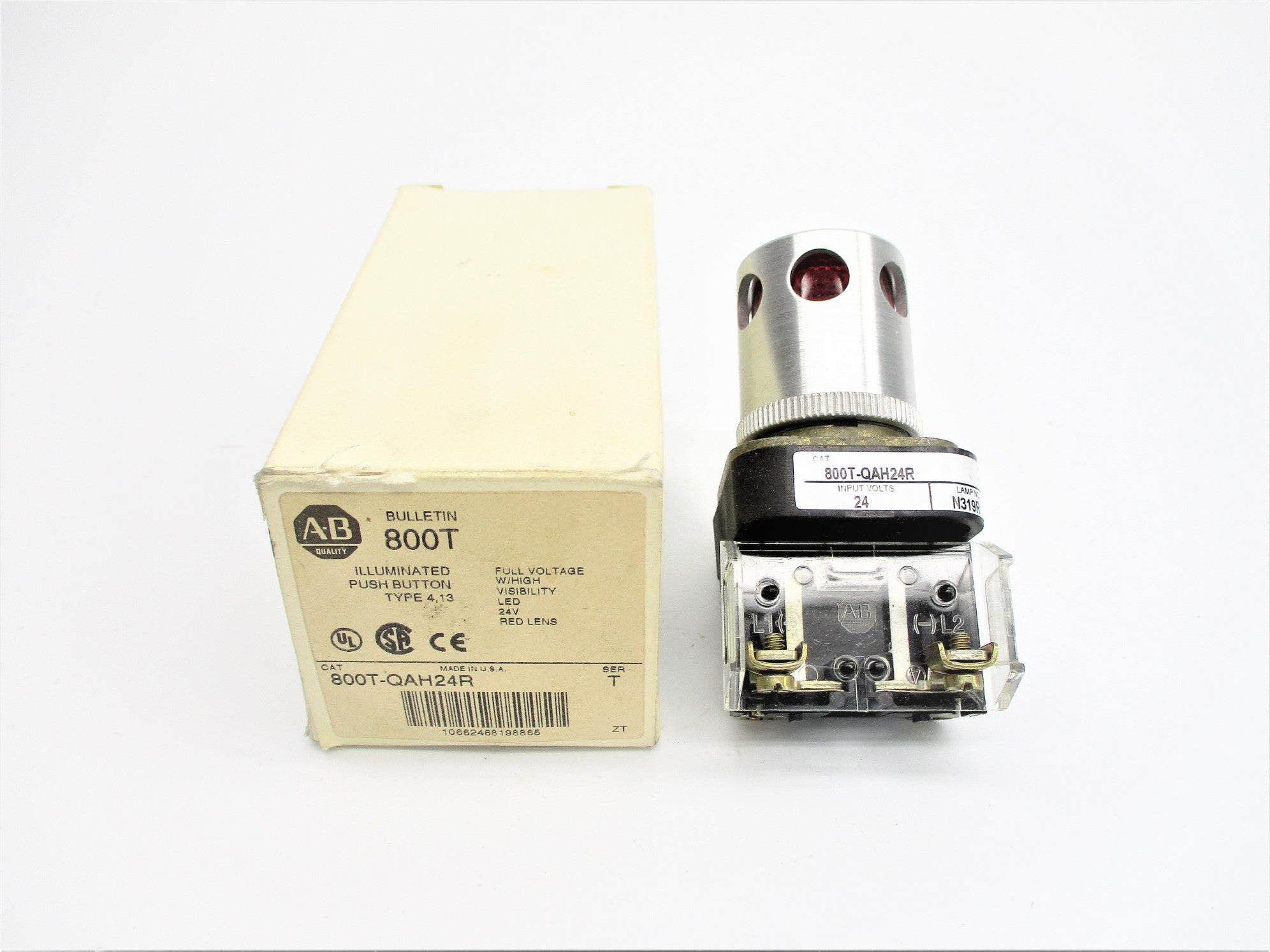 ALLEN BRADLEY 800T-QAH24R SER. T (WH) NSMP