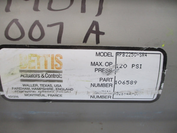 BETTIS RPB2250-SR4 106589 120PSI UNMP