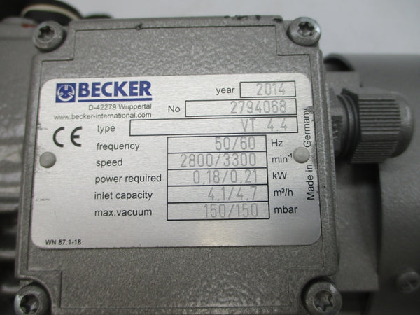 BECKER VT4.4 2794068 202-300/350-520V 1.08/0.62A NSNP