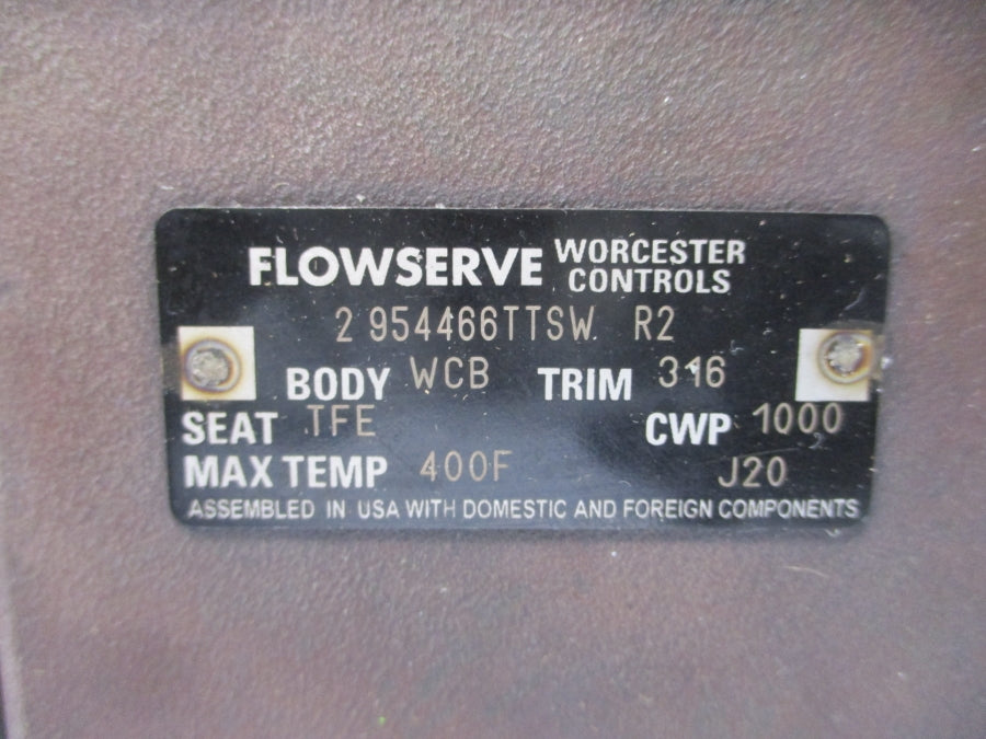 FLOWSERVE 954466TTSWR2 400'F 2" NSNP