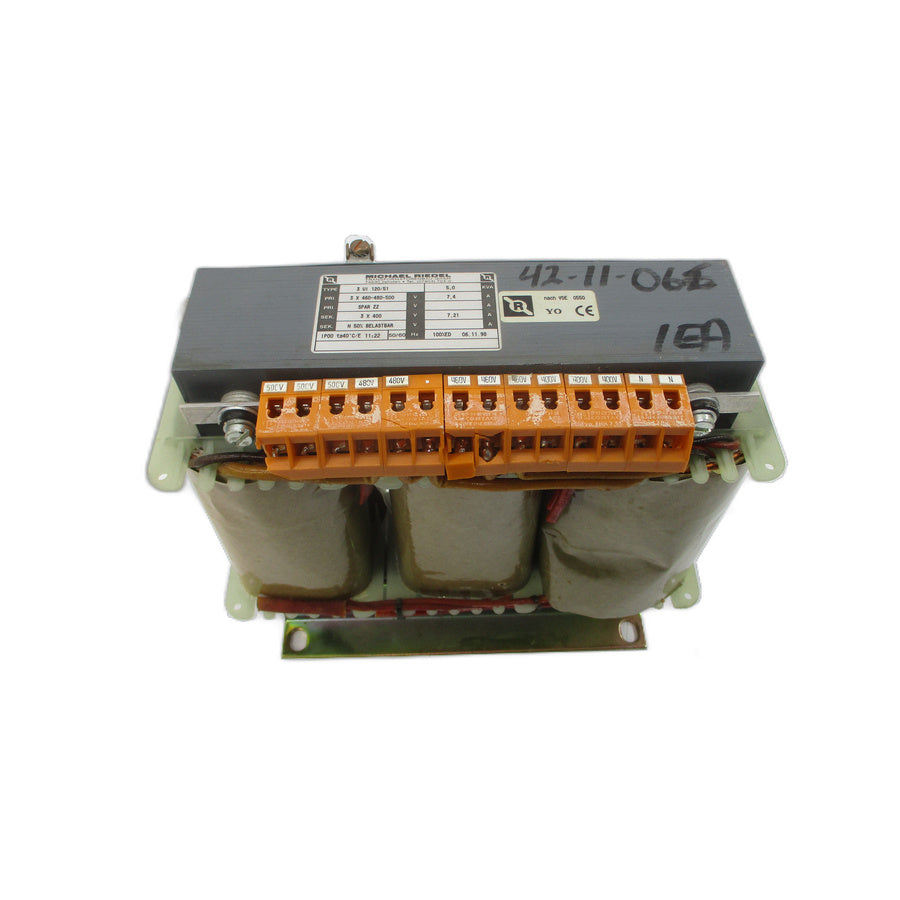 MICHAEL RIEDEL 3UI120/51 460-480-500V 7.4/7.21A NSNP