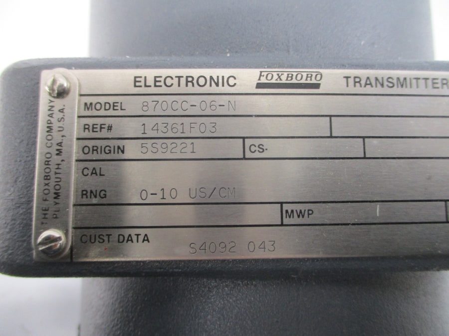 FOXBORO 870CC-06-N NSNP