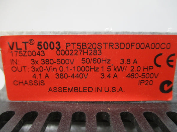DANFOSS 175Z0043 PT5B20STR3D0F00A00C0 380-500V 3.8A UNMP