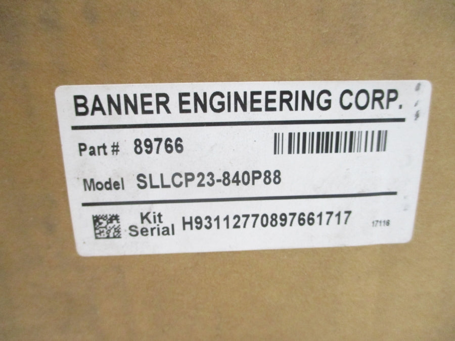 BANNER ENGINEERING SLLCP23-840P88 89766 24VDC NSMP