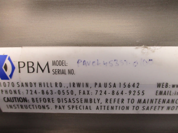 PBM PAVCL4535T-0100 120PSI NSNP