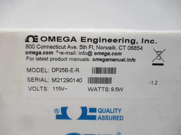 OMEGA ENGINEERING DP25B-E-R 115V NSMP