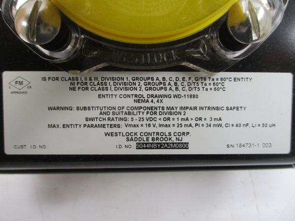 WESTLOCK CONTROLS 5044NBY2A2M0800 5-25VDC NSMP