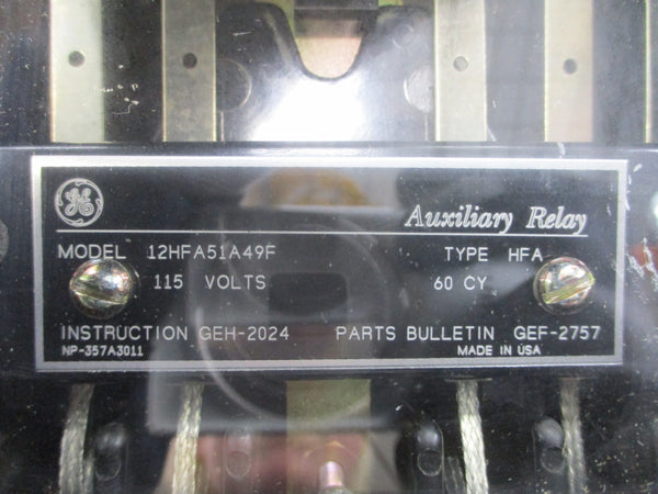 GENERAL ELECTRIC 12HFA51A49F 115V NSNP