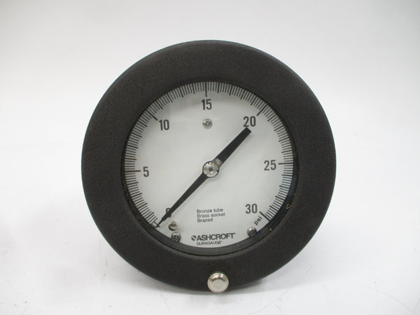 ASHCROFT 45-1377-AS-02B-30# 0-30PSI 4-1/2" NSMP