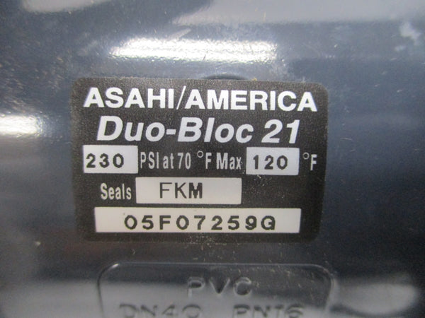 ASAHI/AMERICA DUOBLOC21 230PSI 120'F 1-1/2" NSMP