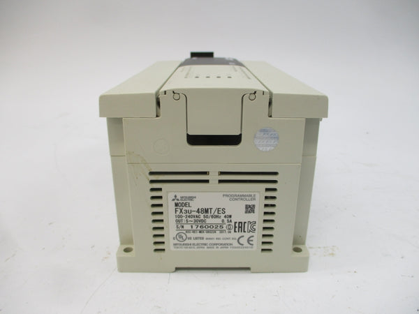 MITSUBISHI FX3U-48MT/ES 100-240VAC 0.5A NSNP
