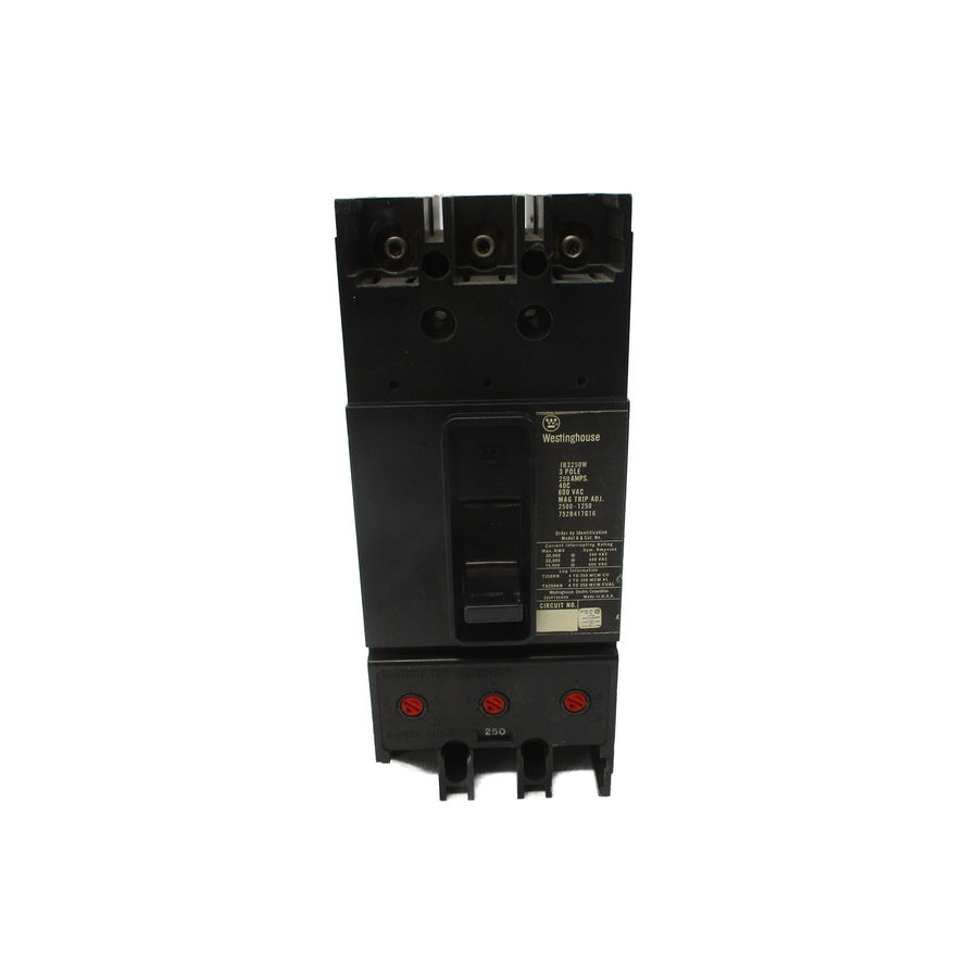 WESTINGHOUSE JB3250W 752B417G16 600VAC 250A (AS PICTURED) UNMP