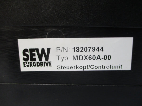 SEW-EURODRIVE 18207944 MDX60A-00 UNMP