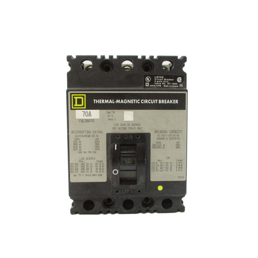 SQUARE D FAL36070 SER. 2 600VAC 70A NSNP