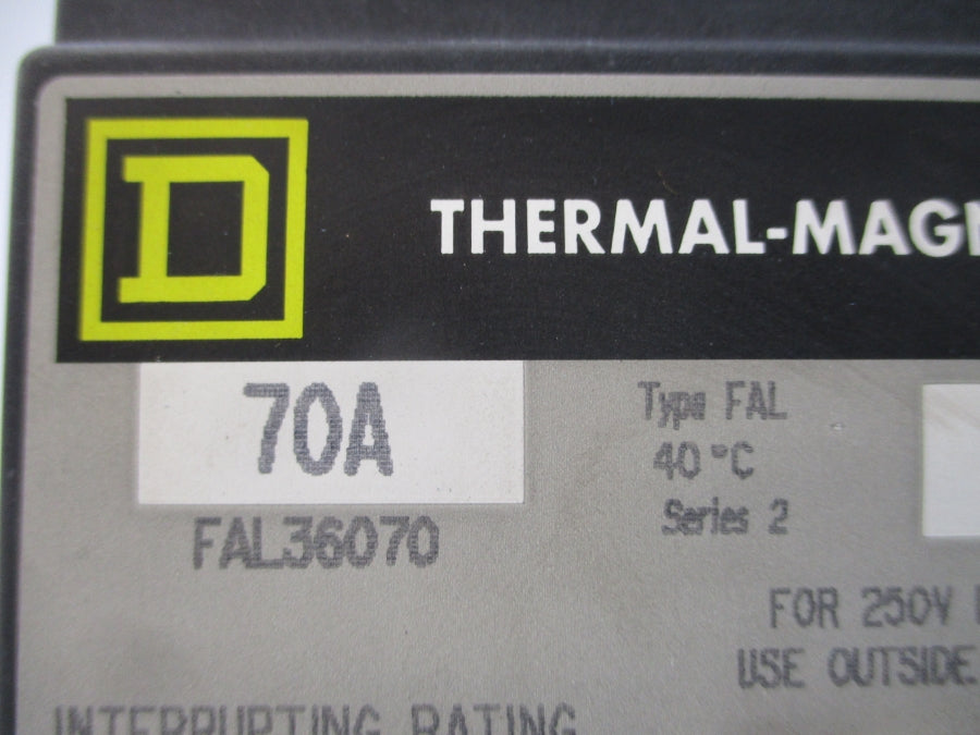 SQUARE D FAL36070 SER. 2 600VAC 70A NSNP