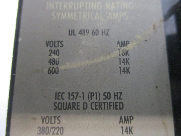 SQUARE D FA36090 SER. 2 600V 90A UNMP