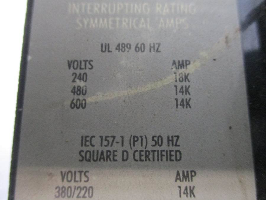 SQUARE D FA36090 SER. 2 600V 90A UNMP