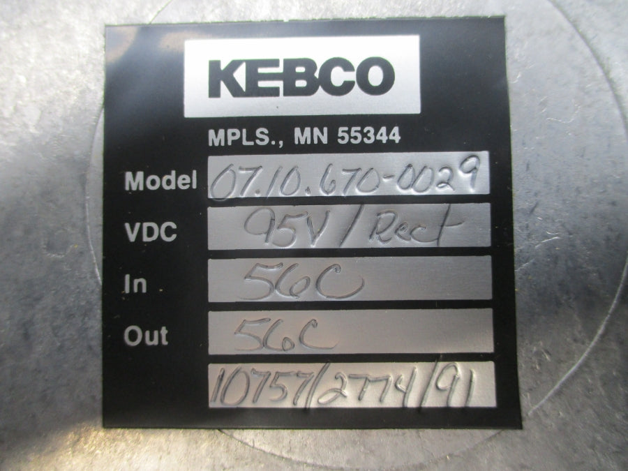 KEBCO 07.10.670-0029 95VDC NSNP