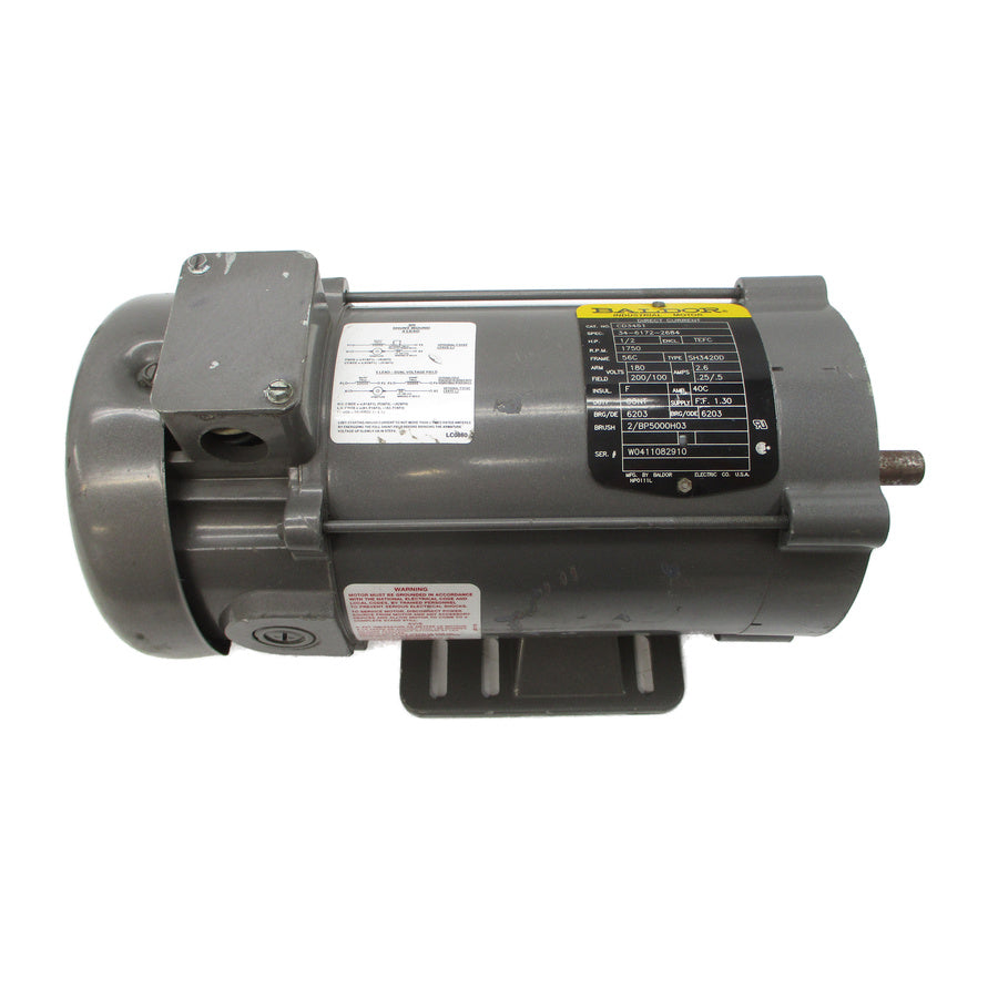 BALDOR CD3451 34-6172-2684 180-200/100V 2.6-.25/.5A (AS PICTURED) NSNP