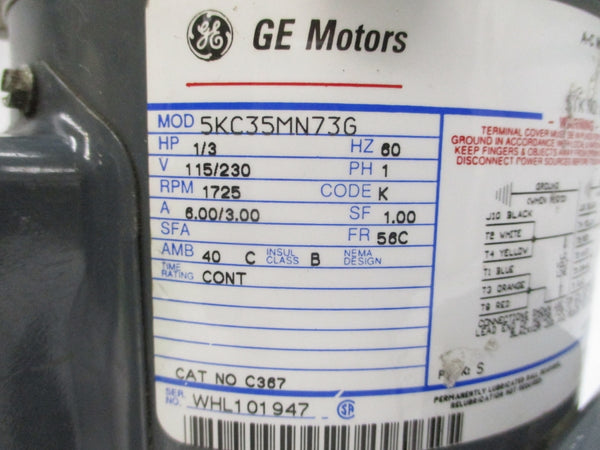 GE MOTORS 5KC35MN73G 115/230V 6.00/3.00A (AS PICTURED) NSNP