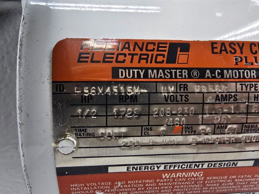 RELIANCE ELECTRIC P56X4515M-UY 208-230/460V 1.5-1.5/.75A NSNP