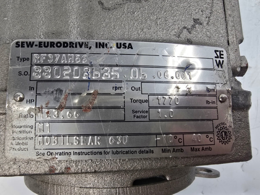 SEW-EURODRIVE RF37AM56 NSNP
