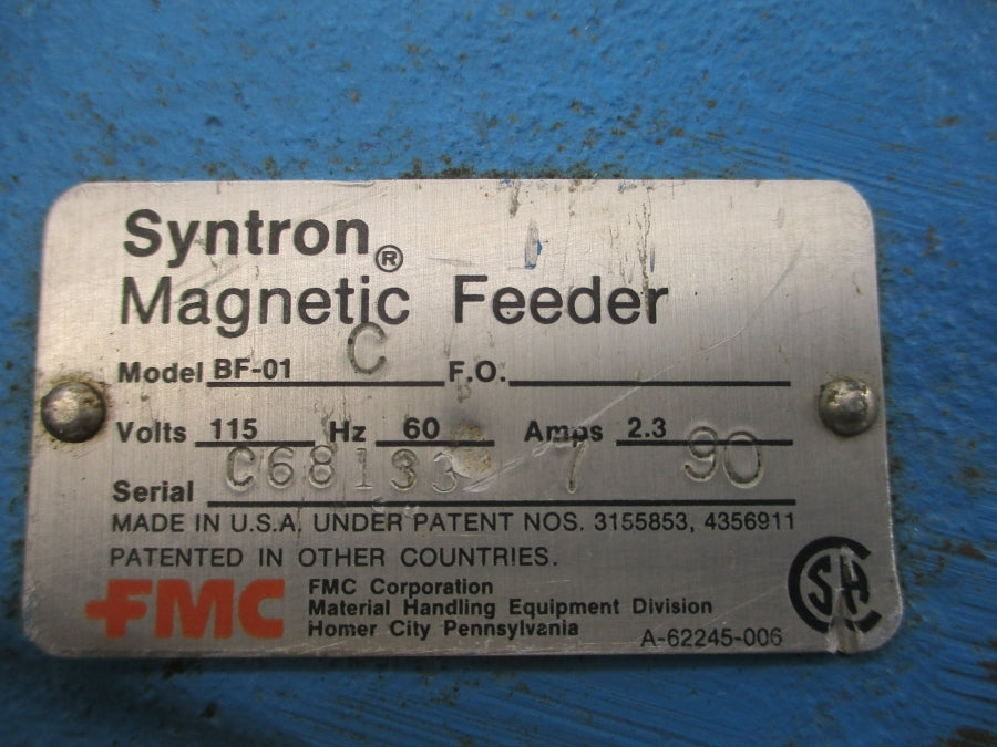 FMC BF-01C 115V 2.3A UNMP