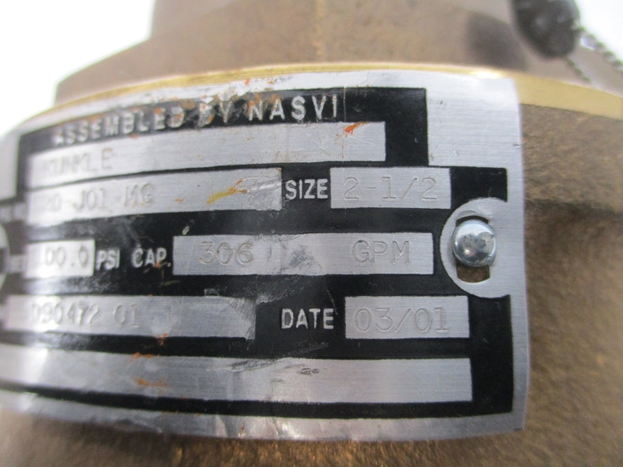 KUNKLE 20-J01-MG 100.0PSI 2-1/2" NSNP