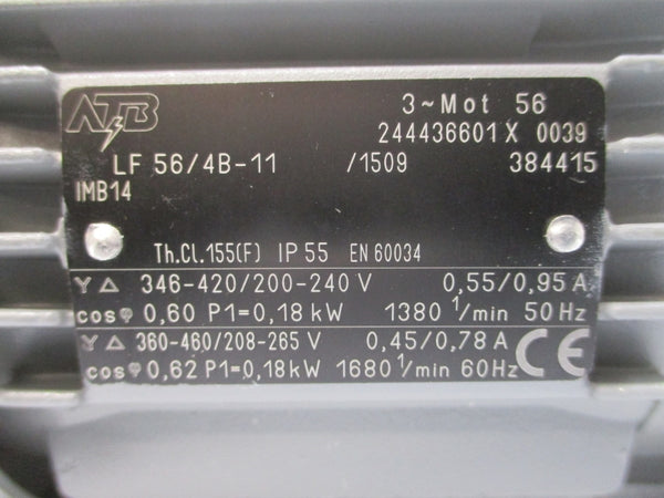 ATB LF56/4B-11/1509 2HV4M 360-460/208-265V 0.45/0.78A NSNP