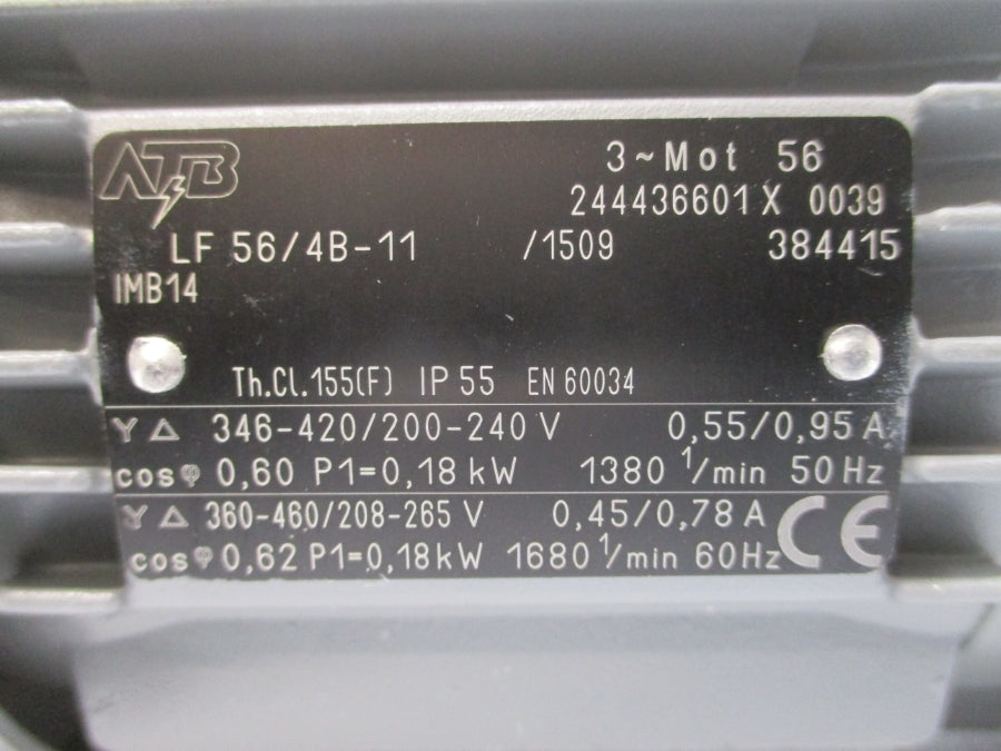 ATB LF56/4B-11/1509 2HV4M 360-460/208-265V 0.45/0.78A NSNP