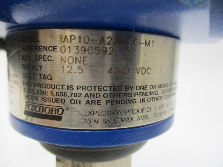 FOXBORO IAP10-A22D1F-M1 12.5-42.0VDC 300PSI NSNP