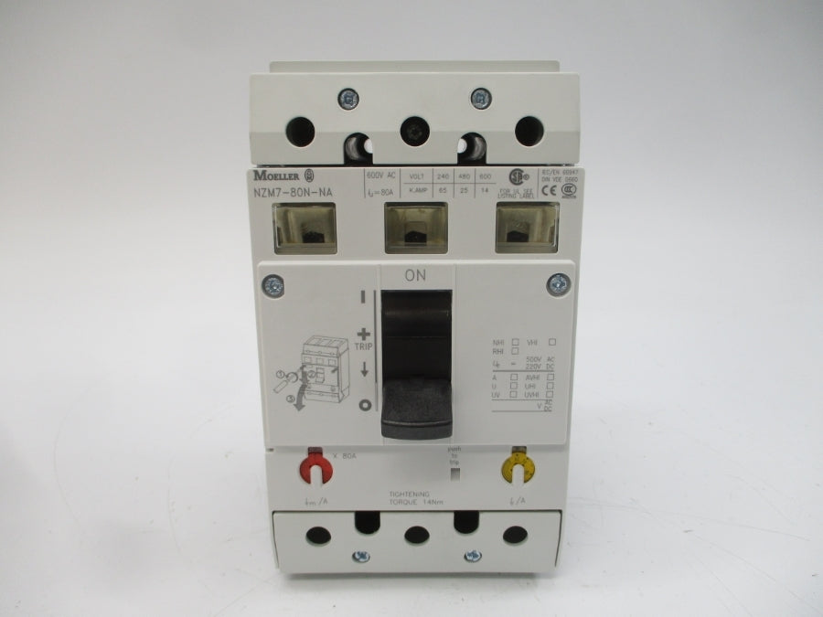 MOELLER NZM7-80N-NA 600VAC 80A NSMP