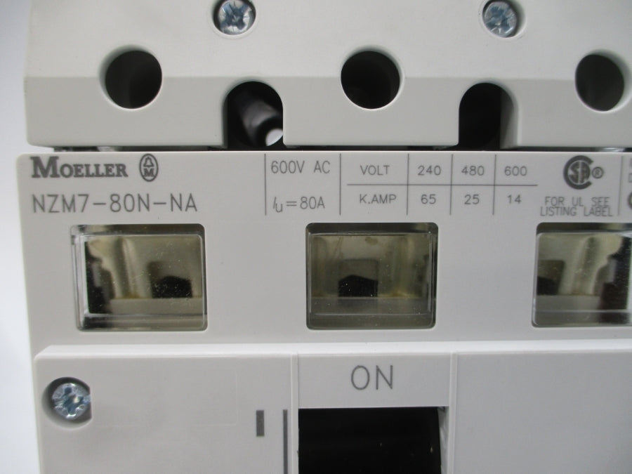MOELLER NZM7-80N-NA 600VAC 80A NSMP